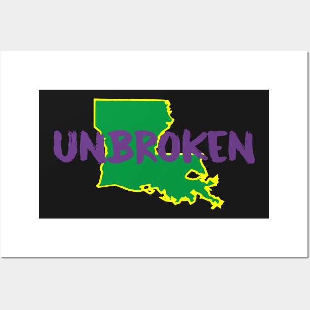 Unbroken Mardi Gras Wall Art by Gsweathers